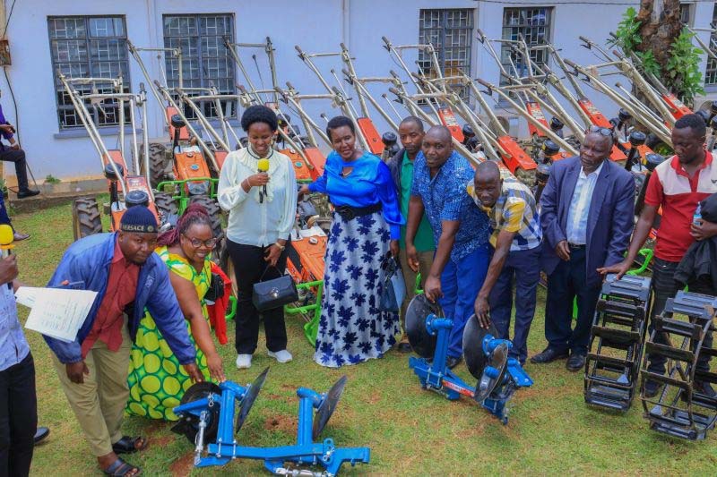 AGRICULTURE MINISTRY FLAGS OFF HAND TRACTORS FOR SMALLHOLDERS AHEAD OF SECOND PLANTING SEASON.